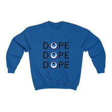 Load image into Gallery viewer, Unisex Heavy Blend™ Crewneck Sweatshirt: DOPE DOPE DOPE-Black Font