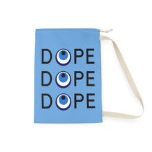 Load image into Gallery viewer, Laundry Bag: DOPE-Light Blue