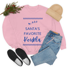 Load image into Gallery viewer, Santa's Favorite Koukla Unisex Heavy Blend™ Crewneck Sweatshirt
