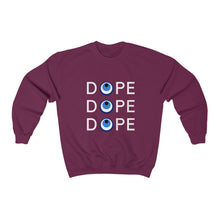 Load image into Gallery viewer, Unisex Heavy Blend™ Crewneck Sweatshirt: DOPE DOPE DOPE-White