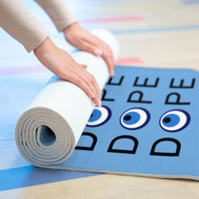 Load image into Gallery viewer, Foam Yoga Mat: DOPE-Light Blue