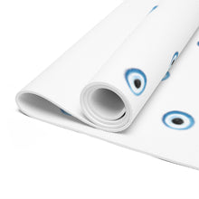 Load image into Gallery viewer, Foam Yoga Mat: Watercolor Mati Print-White
