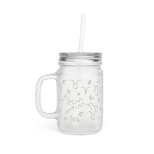Load image into Gallery viewer, Mason Jar: Gold Zodiac