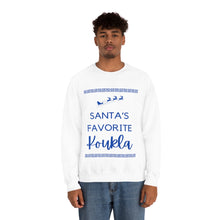 Load image into Gallery viewer, Santa's Favorite Koukla Unisex Heavy Blend™ Crewneck Sweatshirt