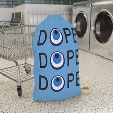 Load image into Gallery viewer, Laundry Bag: DOPE-Light Blue