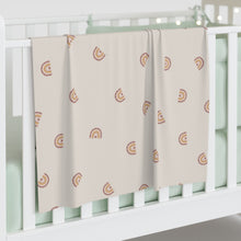 Load image into Gallery viewer, Baby Swaddle Blanket: Boho Rainbow-Beige