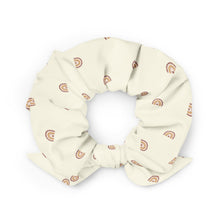 Cargar imagen en el visor de la galería, Scrunchie: Boho Rainbow-Cream