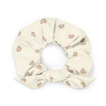 Cargar imagen en el visor de la galería, Scrunchie: Boho Rainbow-Cream