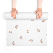 Load image into Gallery viewer, Foam Yoga Mat: Boho Rainbow-White