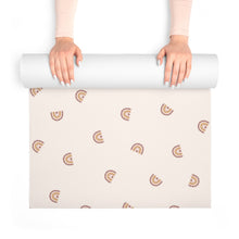 Load image into Gallery viewer, Foam Yoga Mat: Boho Rainbow-Light Pink