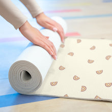 Load image into Gallery viewer, Foam Yoga Mat: Boho Rainbow-Cream