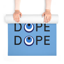 Load image into Gallery viewer, Foam Yoga Mat: DOPE-Light Blue