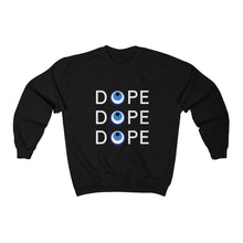 Load image into Gallery viewer, Unisex Heavy Blend™ Crewneck Sweatshirt: DOPE DOPE DOPE-White