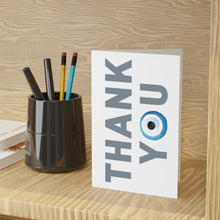 Load image into Gallery viewer, Folded Greeting Cards: Thank You Watercolor Mati-(1 or 10-pcs)