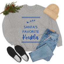 Load image into Gallery viewer, Santa's Favorite Koukla Unisex Heavy Blend™ Crewneck Sweatshirt