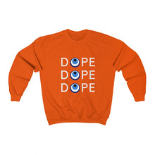 Load image into Gallery viewer, Unisex Heavy Blend™ Crewneck Sweatshirt: DOPE DOPE DOPE-White