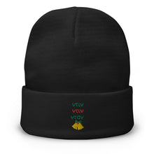 Load image into Gallery viewer, Embroidered Beanie: Greek Christmas Bell