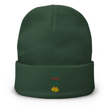 Load image into Gallery viewer, Embroidered Beanie: Greek Christmas Bell
