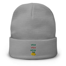 Load image into Gallery viewer, Embroidered Beanie: Greek Christmas Bell