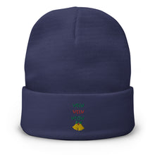Load image into Gallery viewer, Embroidered Beanie: Greek Christmas Bell