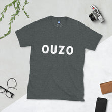 Load image into Gallery viewer, Short-Sleeve Unisex T-Shirt: OUZO-White