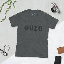Load image into Gallery viewer, Short-Sleeve Unisex T-Shirt: OUZO-Black
