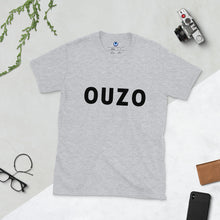 Load image into Gallery viewer, Short-Sleeve Unisex T-Shirt: OUZO-Black