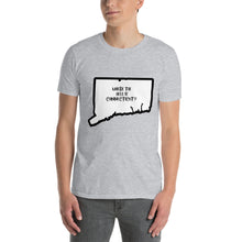 Load image into Gallery viewer, Short-Sleeve Unisex T-Shirt: WHERE THE HELL IS CT?-Black