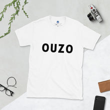 Load image into Gallery viewer, Short-Sleeve Unisex T-Shirt: OUZO-Black