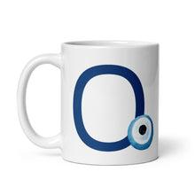 Load image into Gallery viewer, Monogram Mug: Watercolor Mati- Ο-Omicron