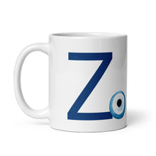 Load image into Gallery viewer, Monogram Mug: Watercolor Mati- Ζ-Zeta
