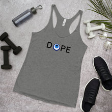Load image into Gallery viewer, Women's Racerback Tank: DOPE-Black