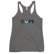 Load image into Gallery viewer, Women's Racerback Tank: DOPE-Black
