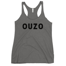 Load image into Gallery viewer, Women's Racerback Tank: OUZO-Black