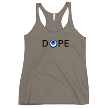 Load image into Gallery viewer, Women's Racerback Tank: DOPE-Black