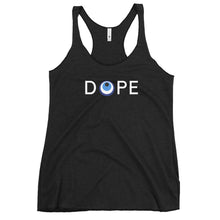 Load image into Gallery viewer, Women's Racerback Tank: DOPE-White