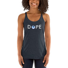 Load image into Gallery viewer, Women's Racerback Tank: DOPE-White