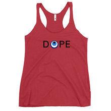 Load image into Gallery viewer, Women's Racerback Tank: DOPE-Black