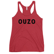 Load image into Gallery viewer, Women's Racerback Tank: OUZO-Black