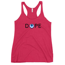 Load image into Gallery viewer, Women's Racerback Tank: DOPE-Black