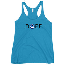 Load image into Gallery viewer, Women's Racerback Tank: DOPE-Black
