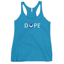 Load image into Gallery viewer, Women's Racerback Tank: DOPE-White