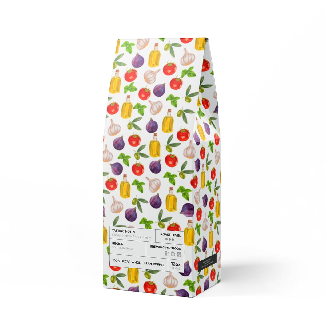 Trapper Peak Decaf Coffee Blend (Medium Roast): Kouzina Pattern