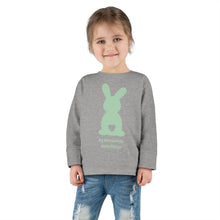 Load image into Gallery viewer, Easter Bunny Toddler Long Sleeve Tee- Green
