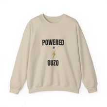 Load image into Gallery viewer, Unisex Heavy Blend™ Crewneck Sweatshirt: Powered by Ouzo
