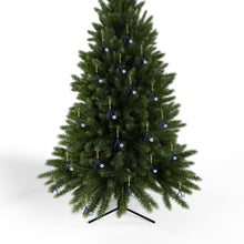 Load image into Gallery viewer, Greek Monogram Acrylic Ornament: Λ-Lambda Blue Letter with Watercolor Mati Design
