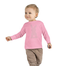 Load image into Gallery viewer, Easter Bunny Toddler Long Sleeve Tee- Pink
