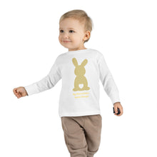 Load image into Gallery viewer, Easter Bunny Toddler Long Sleeve Tee- Yellow
