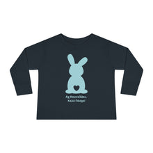 Load image into Gallery viewer, Easter Bunny Toddler Long Sleeve Tee- Blue
