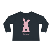 Load image into Gallery viewer, Easter Bunny Toddler Long Sleeve Tee- Pink
